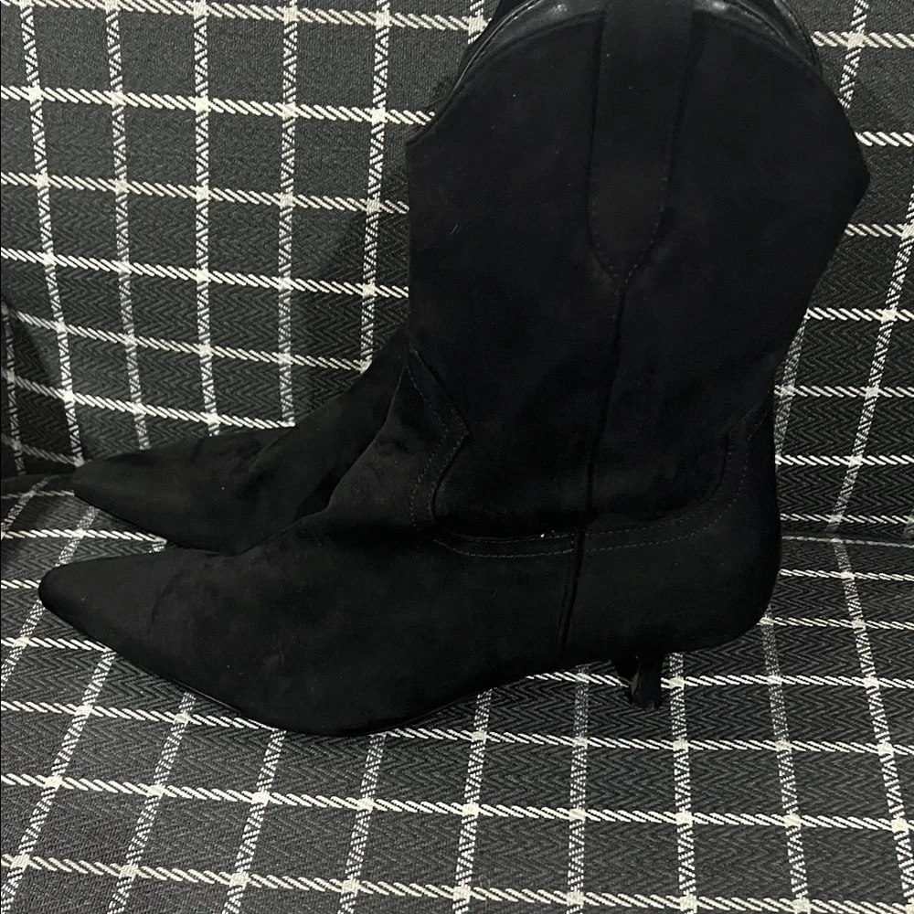 Steven Elegant Black Women's Boots with Kitten Heels👀👀 - Picture 2 of 8